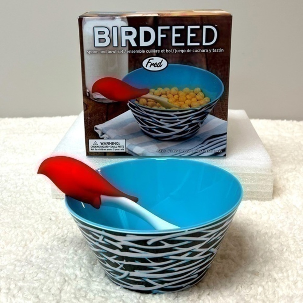Fred Birdfeed Spoon & Bowl Set